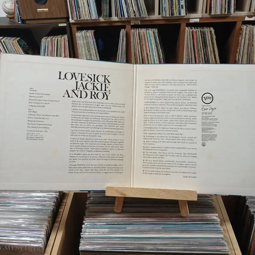 [BUNJANG] Jackie &amp; Roy Lovesick Verve LP / 재즈 싱어 재키 앤 로이 Lovesick Verve LP