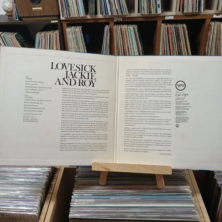 [BUNJANG] Jackie &amp; Roy Lovesick Verve LP / 재즈 싱어 재키 앤 로이 Lovesick Verve LP