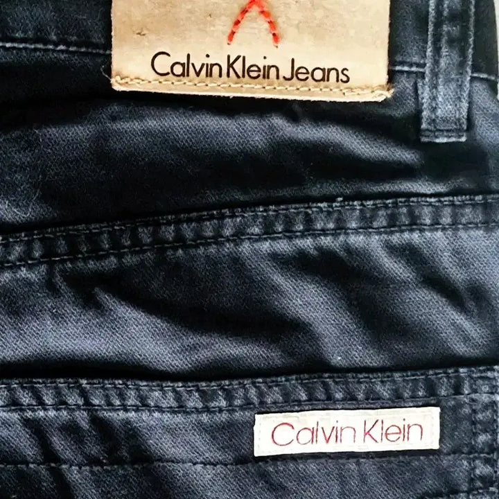 [BUNJANG] Calvin Klein Black Denim Jeans / 캘빈클라인 청바지 블랙 데님