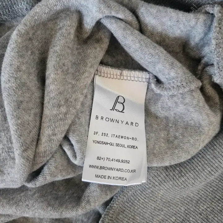 [BUNJANG] Brown Yak Terry T-Shirt Size 2 / 브라운야드 테리티셔츠 2사이즈