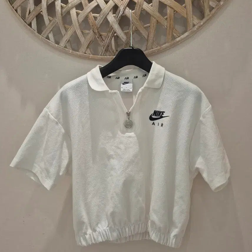 [SOLD OUT] 나이키 에어 반팔 카라티 M 화이트