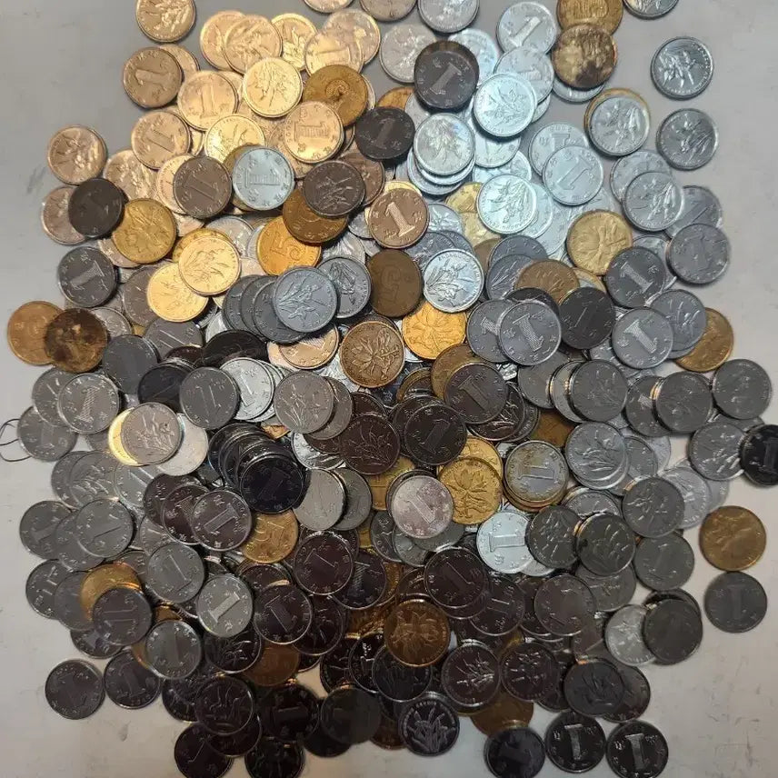 [BUNJANG] Chinese Coins (5 Jiao, 1 Jiao) Bundle Set - 435 Pieces / 중국 동전 (5각,1각) 435개 일괄