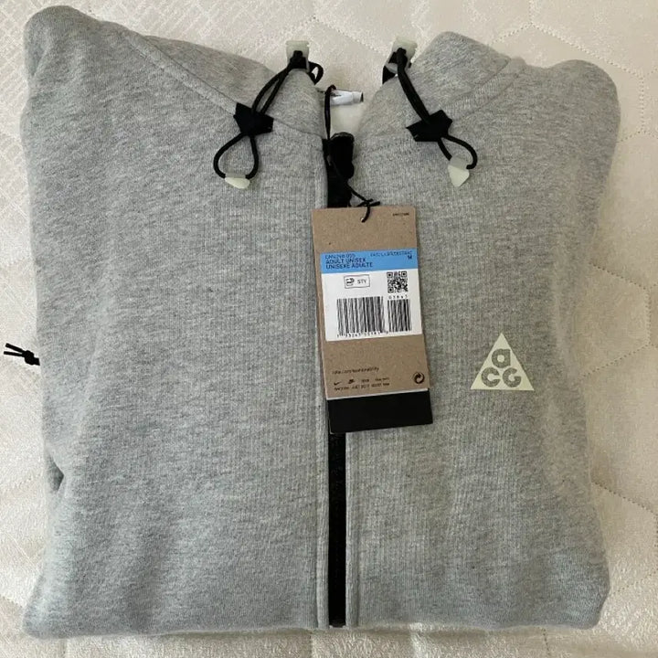[BUNJANG] Nike ACG Therma-FIT Fleece Aeroloft Hooded Zip-Up Jacket - Grey Heather (M) / [M] 나이키 acg 써마핏 플리스 후드집업 에어로라 그레이 헤더 US