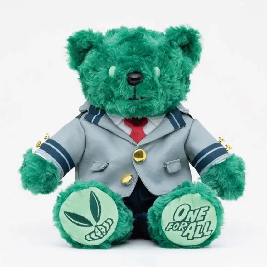 [BUNJANG] My Hero Academia Midoriya Izuku Teddy Bear Plush / 나히아 히로아카 미도리야 이즈쿠 세븐일레븐 테디베어 곰인형