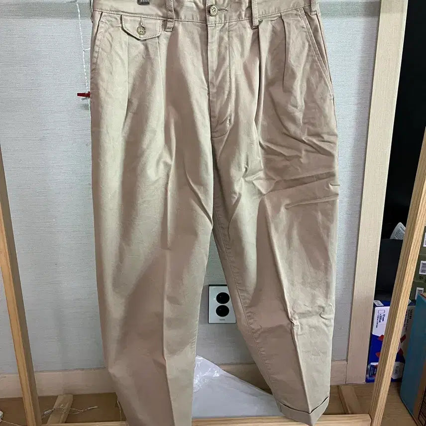 [BUNJANG] BEAMS PLUS Wide Tuck Cotton Pants / 30) 빔즈플러스 와이드 턱 팬츠