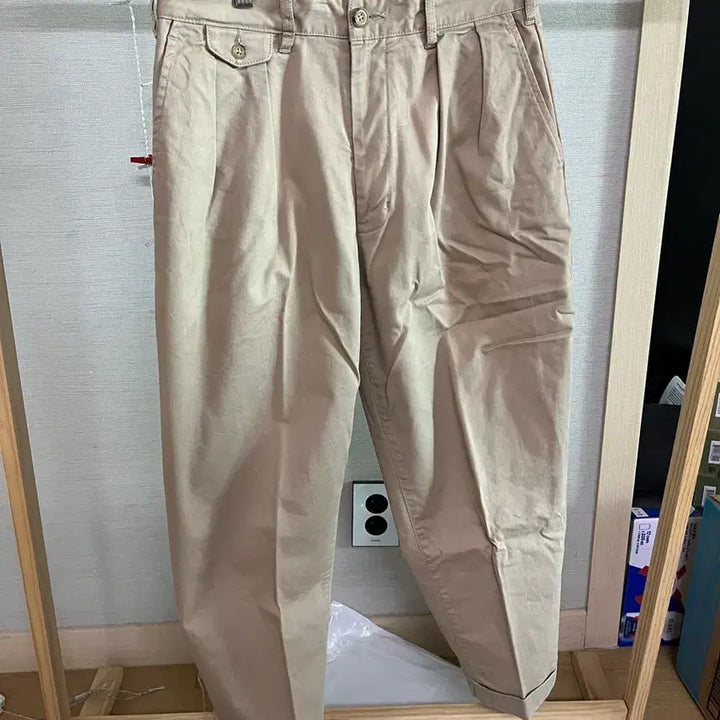 [BUNJANG] BEAMS PLUS Wide Tuck Cotton Pants / 30) 빔즈플러스 와이드 턱 팬츠