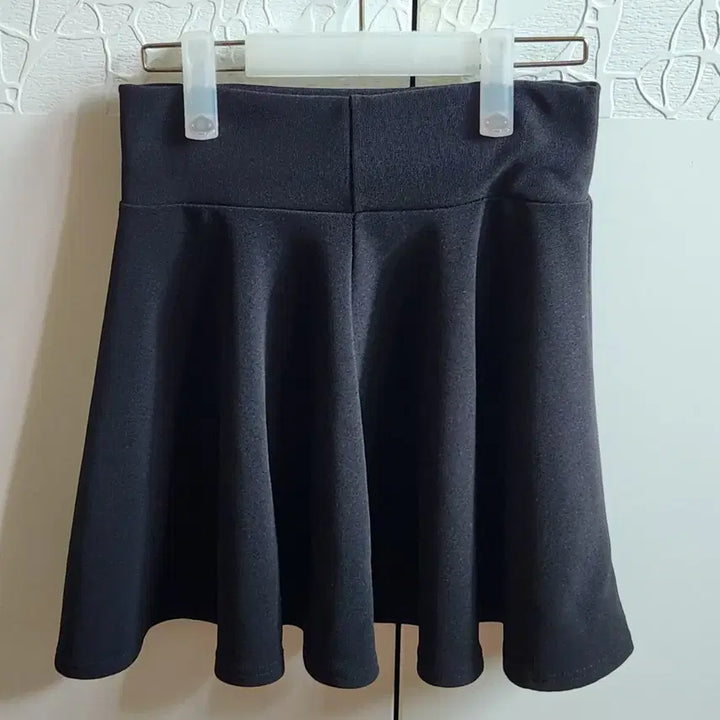 [BUNJANG] Black Flare Mini Skirt / 검정 블랙 플레어 미니 스커트