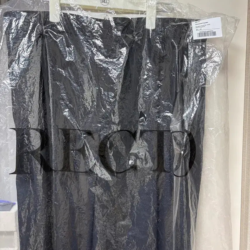 [BUNJANG] RECTO 25SS Double Pleated Wide Pants Black M Size / 렉토 25SS 더블 플리츠 와이드 팬츠 블랙 M사이즈