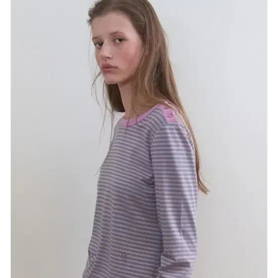[BUNJANG] No Contents Shoulder Snap T Pink / 노컨텐츠 숄더 스냅티 핑크