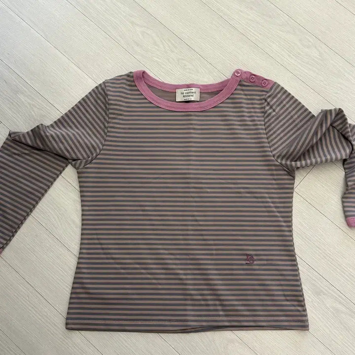 [BUNJANG] No Contents Shoulder Snap T Pink / 노컨텐츠 숄더 스냅티 핑크