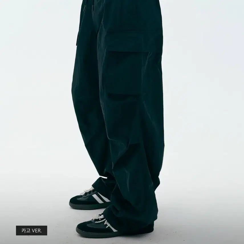 [BUNJANG] Code Graphy Cool Nylon Cargo Pants Black L / 코드그라피 쿨 나일론 카고팬츠 블랙 L