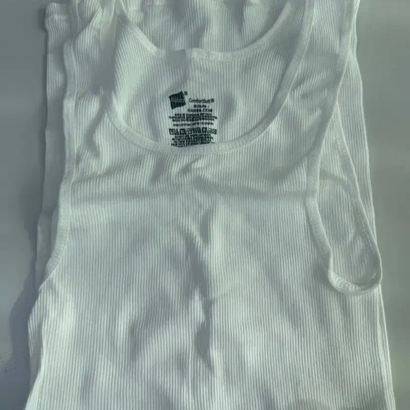 [SOLD OUT] 헤인즈(hanes) 나시 화이트(M) 미사용 새제품 6팩
