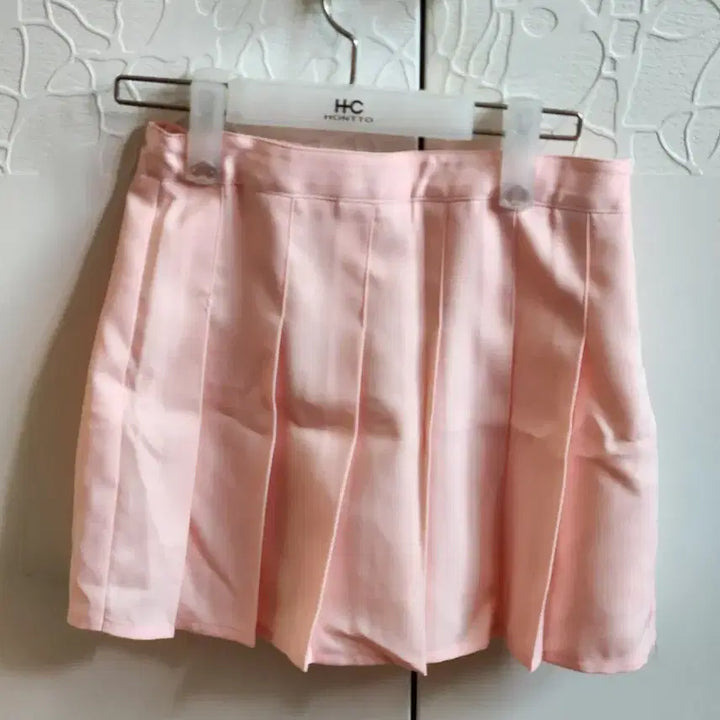 [BUNJANG] Pink Pleated Tennis Skirt / 핑크 플리츠 스커트 테니스 치마