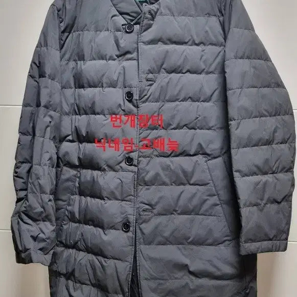 [BUNJANG] Edition Goose Down Padding Jumper (Dark Gray) / [마지막가격][새제품] 에디션 구스 다운 패딩 점퍼 105 XL 사이즈