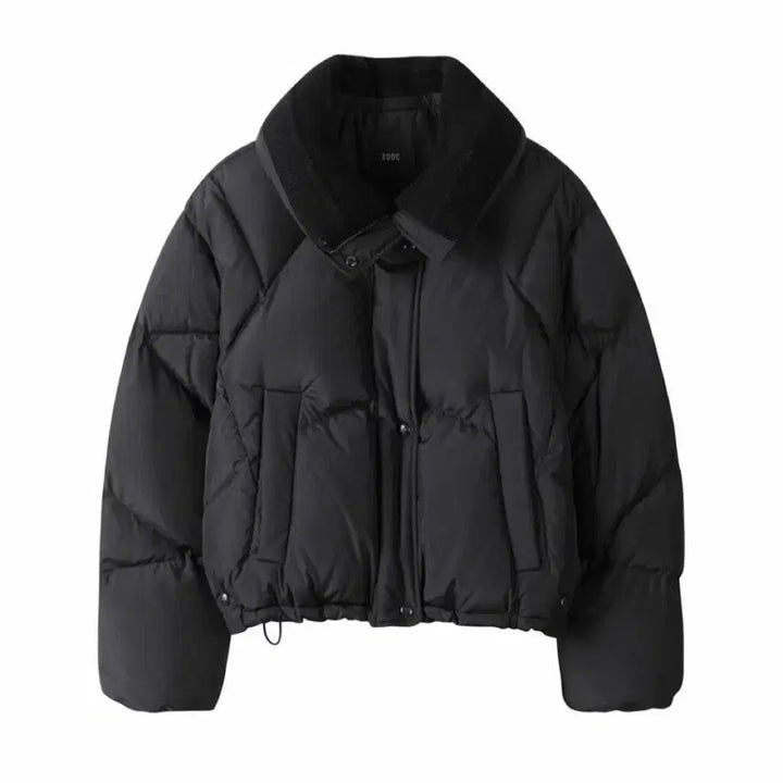 [BUNJANG] ZOOC Textured Block Carab Goose Down Padding / 쥬크 ZOOC 텍스쳐 블록 카랍 구스 다운 패딩