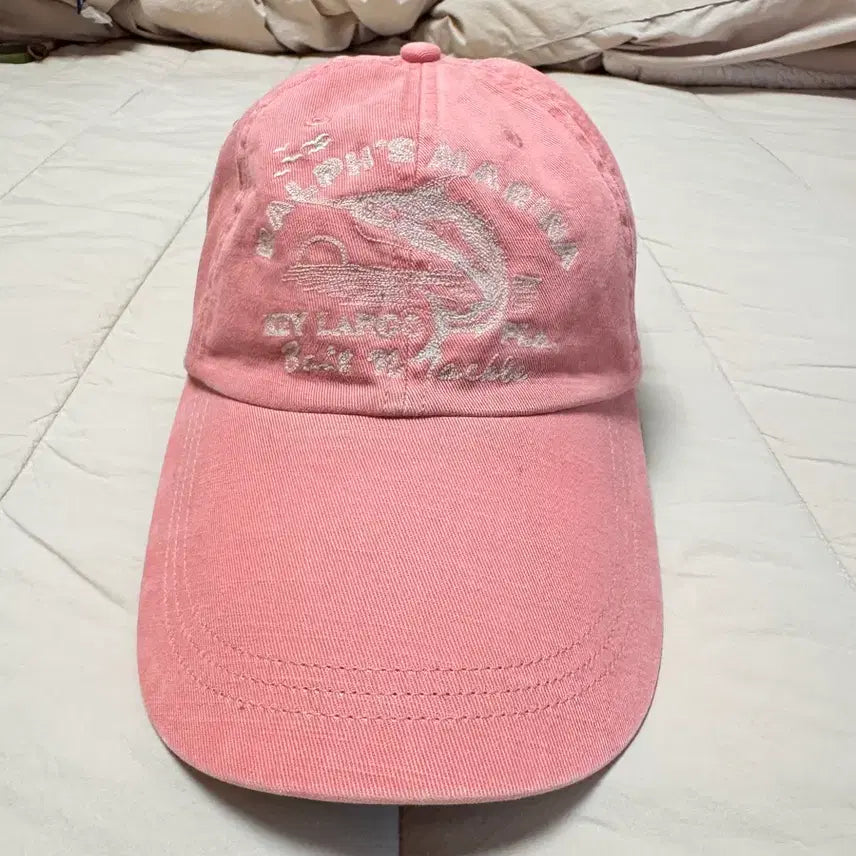 [BUNJANG] Polo Ralph Lauren Pink Embroidered Ball Cap / 폴로 랄프로렌 연핑크 자수 볼캡