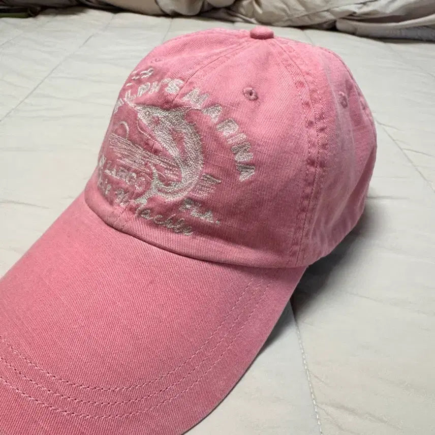 [BUNJANG] Polo Ralph Lauren Pink Embroidered Ball Cap / 폴로 랄프로렌 연핑크 자수 볼캡