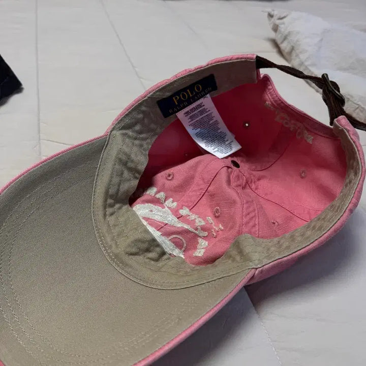 [BUNJANG] Polo Ralph Lauren Pink Embroidered Ball Cap / 폴로 랄프로렌 연핑크 자수 볼캡