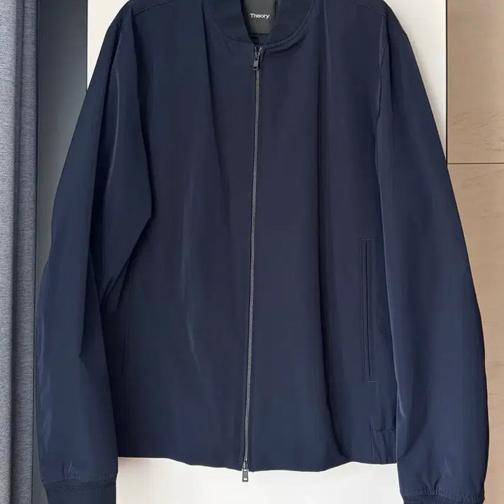 [BUNJANG] Theory City Bomber Jacket Navy / 띠어리 시티 보머 자켓 S 네이비