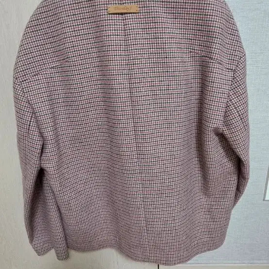 [BUNJANG] Thursday Island Checked Jacket Pink Size 55 / 새상품)Thursday Island 체크 자켓 핑크 55