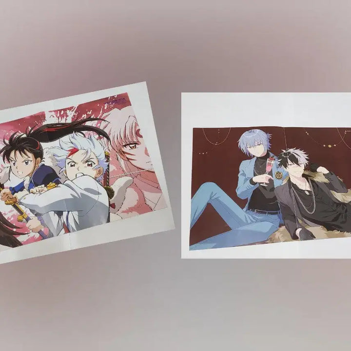 [BUNJANG] Inuyasha &amp; Mahoyaku Double-Sided Poster / 반요 야샤히메 이누야샤 &amp; 마법사의 약속 마호야쿠 (A3 양면) 포스터