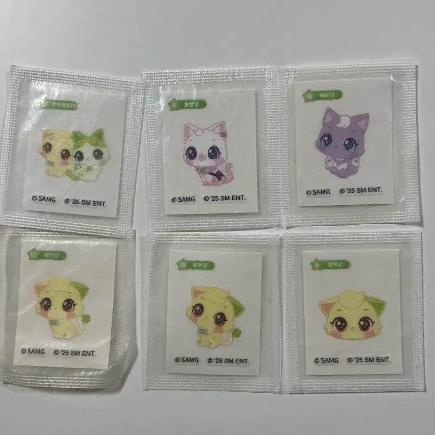 [BUNJANG] NCT WISH Sticker Bundle Set / nctwish 엔시티위시 띠부실 럭키냥 뽀실냥 베리냥 일괄