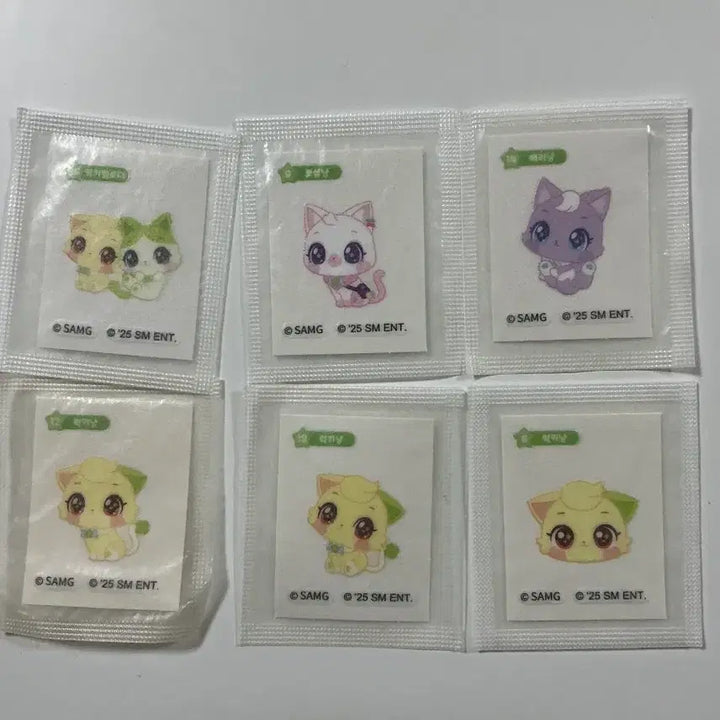 [BUNJANG] NCT WISH Sticker Bundle Set / nctwish 엔시티위시 띠부실 럭키냥 뽀실냥 베리냥 일괄