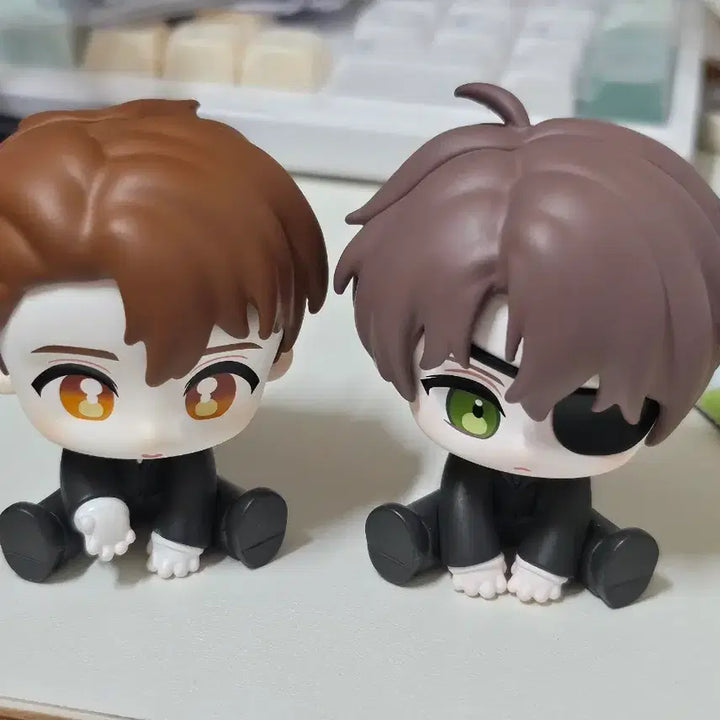 [BUNJANG] Goedamchulgeun Baek Saheon &amp; Park Min-sung Figure Set / 괴담출근 백사헌 피규어