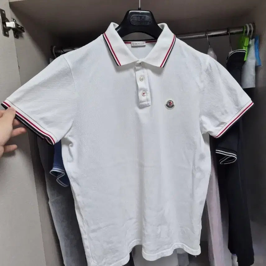 [BUNJANG] Moncler PK Caravan Short Sleeve T-shirt / 정품 몽클레어 PK카라반팔티 S-M 90-95