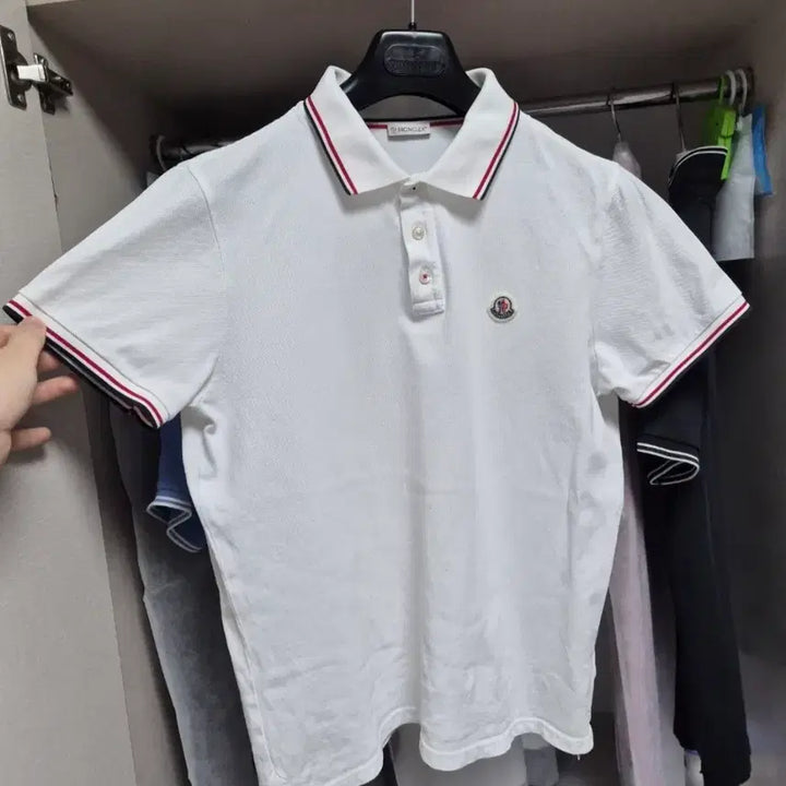 [BUNJANG] Moncler PK Caravan Short Sleeve T-shirt / 정품 몽클레어 PK카라반팔티 S-M 90-95