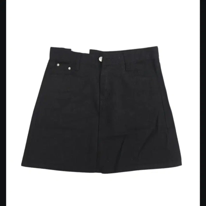 [BUNJANG] Black Mini Denim Skirt / 블랙 미니 데님 스커트
