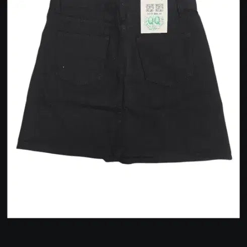 [BUNJANG] Black Mini Denim Skirt / 블랙 미니 데님 스커트