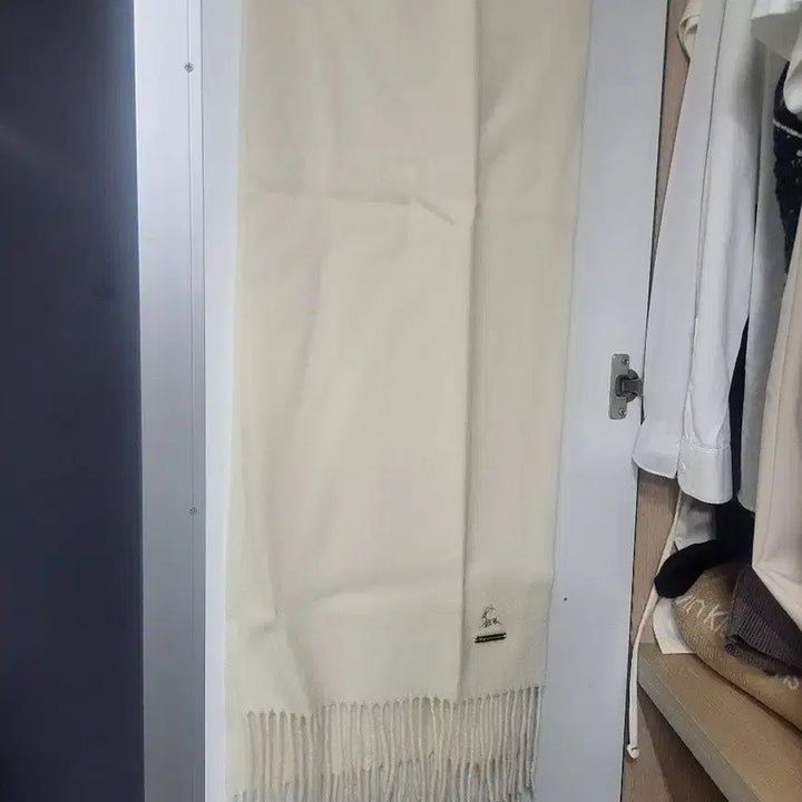 [BUNJANG] Gobi Cashmere Organic Muffler Ivory Scarf / 고비 캐시미어 오가닉 머플러 아이보리 160x30cm
