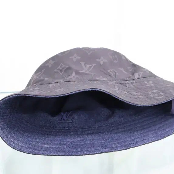 [BUNJANG] Louis Vuitton Monogram Denim Reversible Rain Bucket Hat / 루이비통 모노그램 데님 리버시블 레인 버킷햇 모자 M7014M