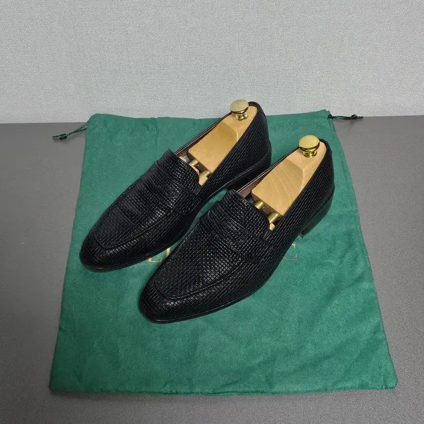 [BUNJANG] Allclassic Intrecciato Pattern Penny Loafers / 올클래식 한정판 소가죽 인트레치아노 패턴 페니 로퍼