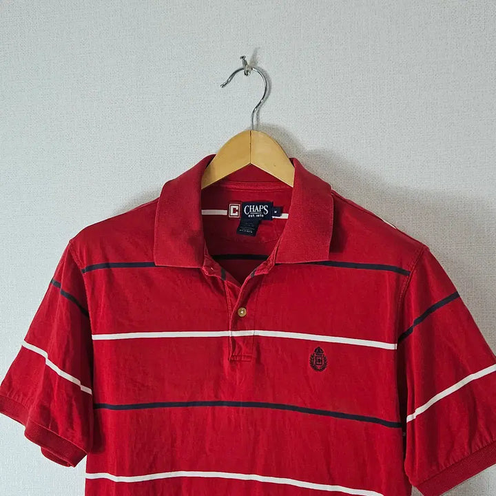 [BUNJANG] Chaps Ralph Lauren Rugby Shirt / 챕스 랄프로렌 카라티 반팔 폴로 피케티 올드스쿨 럭비 M