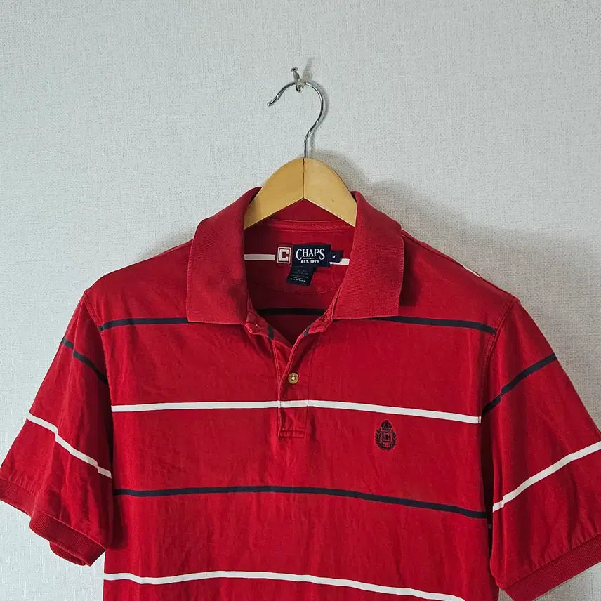 [BUNJANG] Chaps Ralph Lauren Rugby Shirt / 챕스 랄프로렌 카라티 반팔 폴로 피케티 올드스쿨 럭비 M