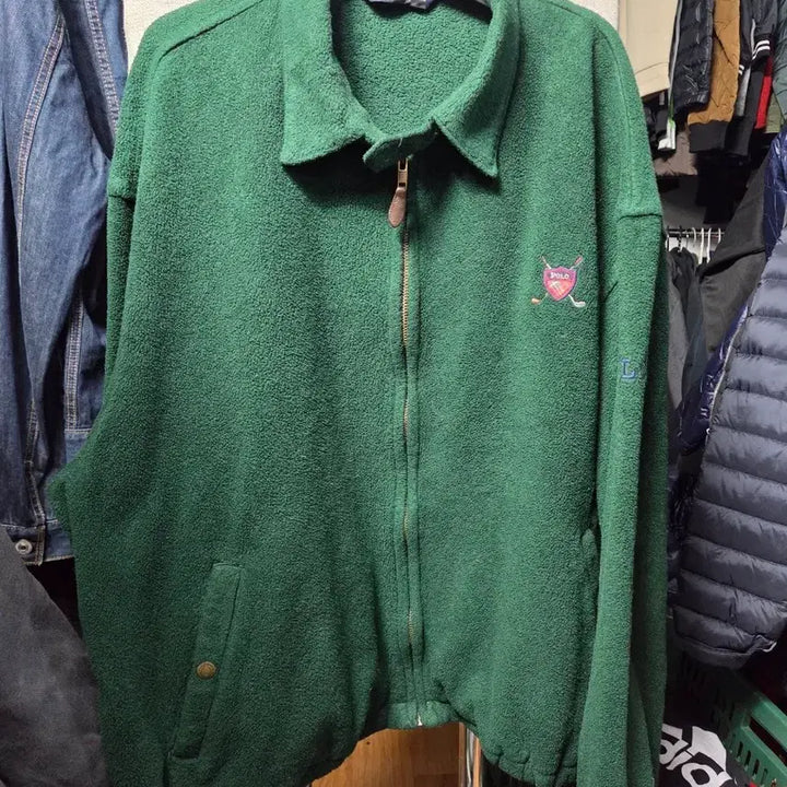 [SOLD OUT] 폴로 랄프로렌 그린 플리스 집업 자켓