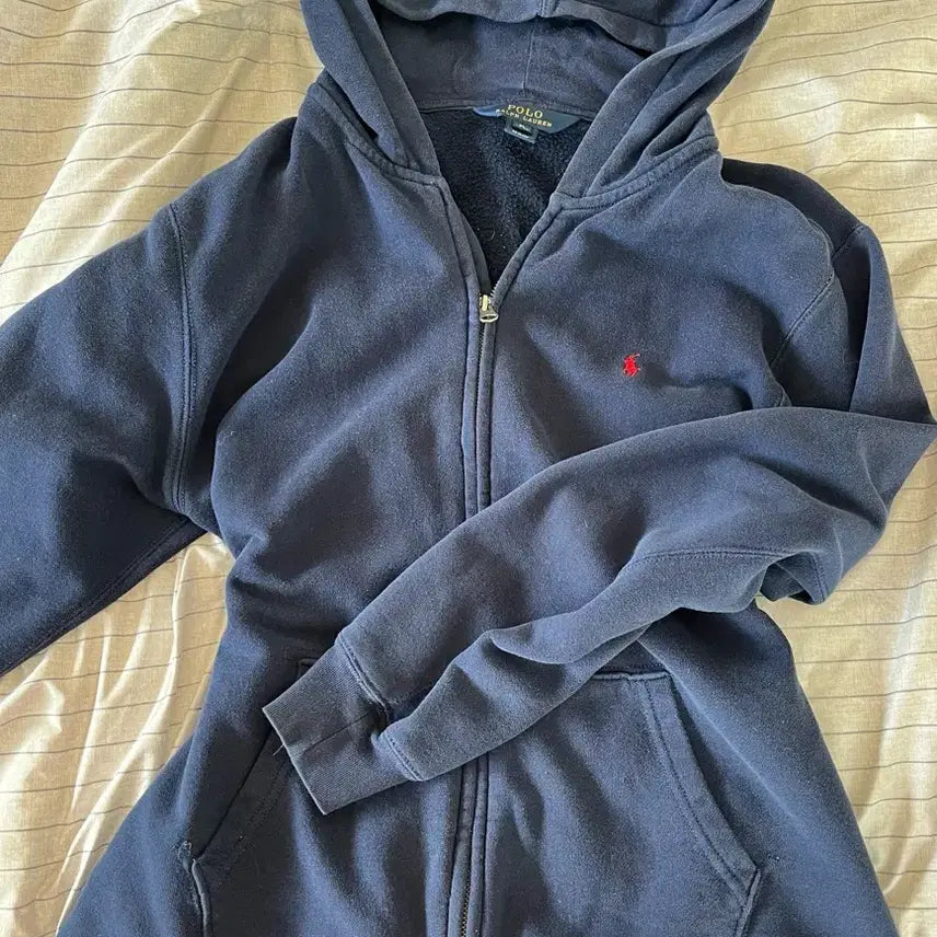 [BUNJANG] Polo Ralph Lauren Navy Hoodie Zip-up / 폴로 랄프로렌 네이비 후드집업