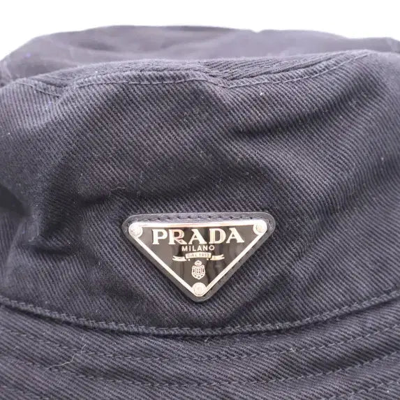 [BUNJANG] Prada Triangle Logo Bucket Hat / 프라다 삼각로고 버킷햇 모자 2HC137 2DXI