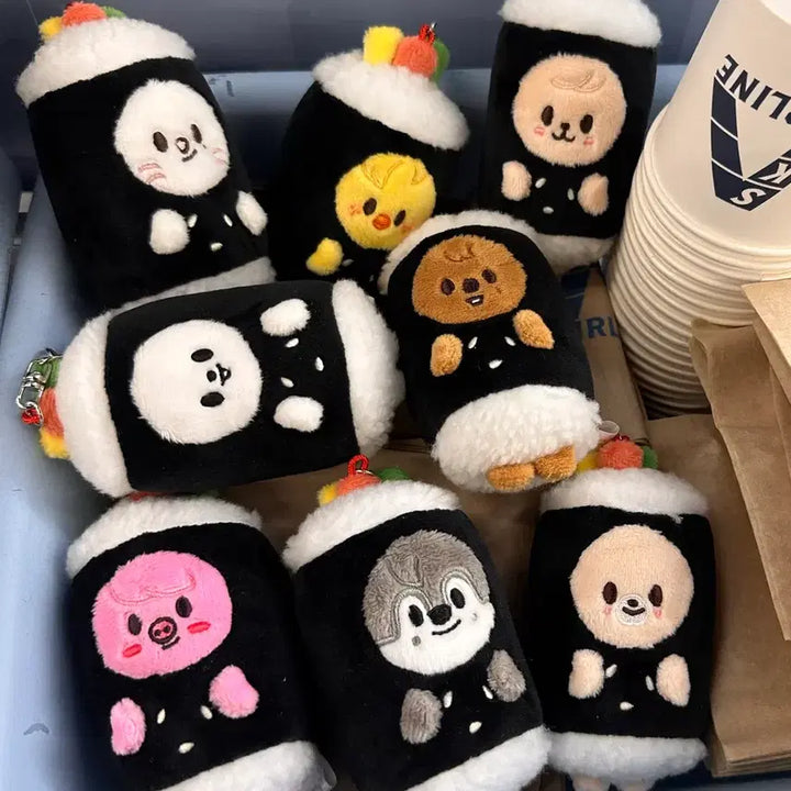 [BUNJANG] SKZOO Leebit Gimbap Keyring - Sealed / 미개봉 새상품) 리빗 김밥 키링 스키즈 스키주 팝업
