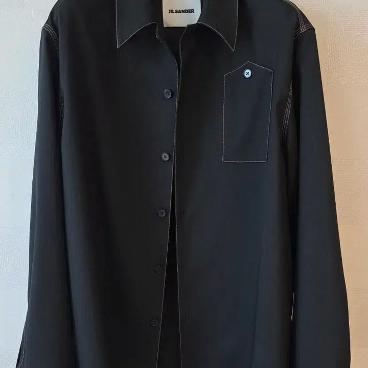 [BUNJANG] Jil Sander Stitch Shirt - Black / 질샌더 Jil Sander 스티치 셔츠 Black