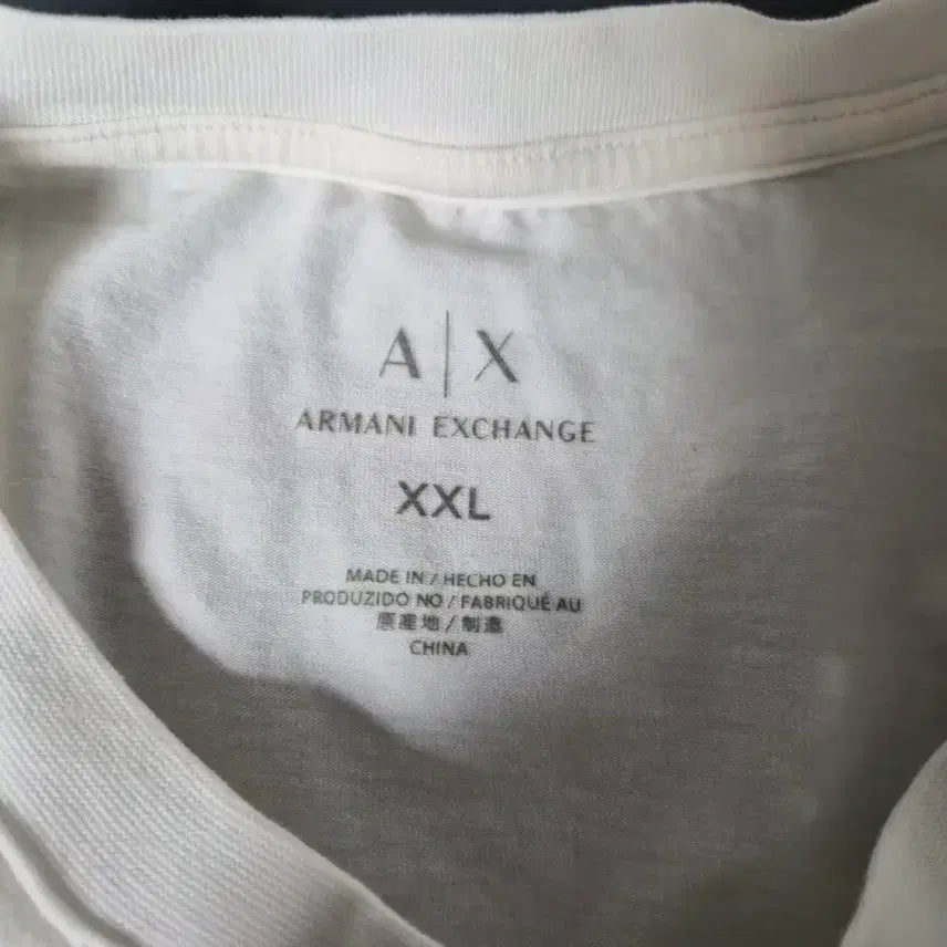 [BUNJANG] Armani Exchange XXL Round T-Shirt / 아르마니 익스체인지 XXL 라운드 티셔츠 M-반팔-375