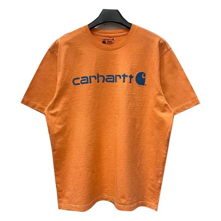 [BUNJANG] Carhartt Loose Fit Logo Fluorescent T-shirt L / 칼하트 루즈핏 로고 형광 반팔티 L