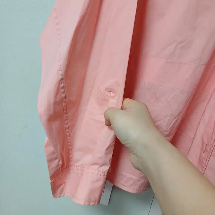 [BUNJANG] Hanssem System Pink Basic Shirt / 한섬시스템 핑크색 기본 셔츠 남방 FREE