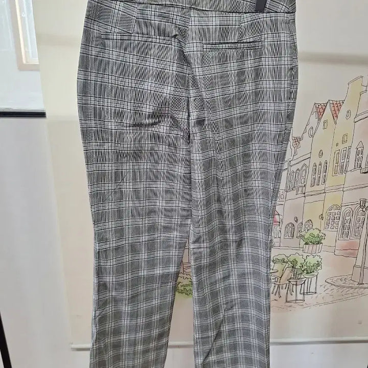 [BUNJANG] Checkered Cotton Slacks M / 체크무늬 면 슬랙스 Mㅡ새상품