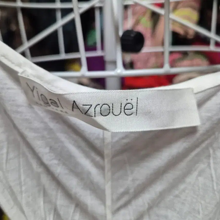 [BUNJANG] Yigal Azrouel White Long Tank Top / Yigal Azrouel 화이트 롱 탱크탑