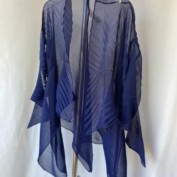 [SOLD OUT] 정품) 이세이미야케 플리츠플리즈 봄 여름 가디건 네이비