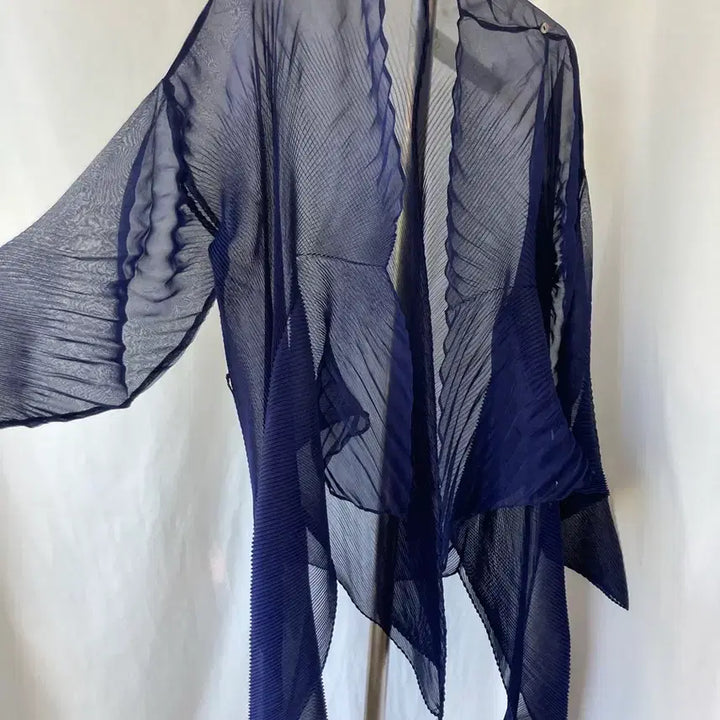 [SOLD OUT] 정품) 이세이미야케 플리츠플리즈 봄 여름 가디건 네이비