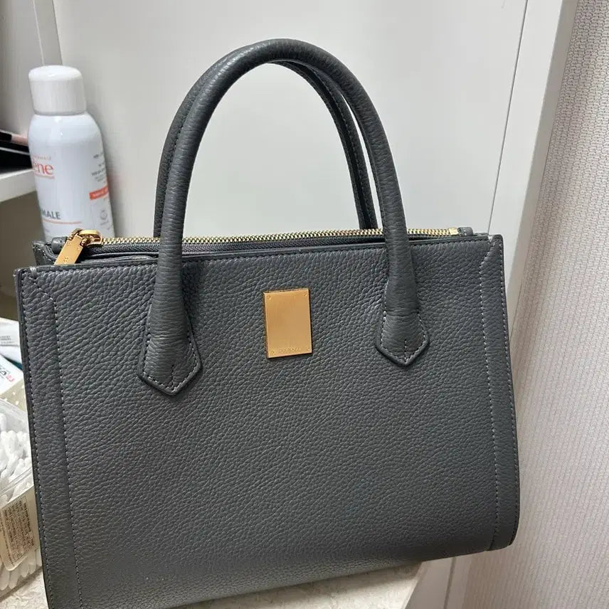 [BUNJANG] Couronne Tote Bag - Gray / 쿠론 토트백 그레이